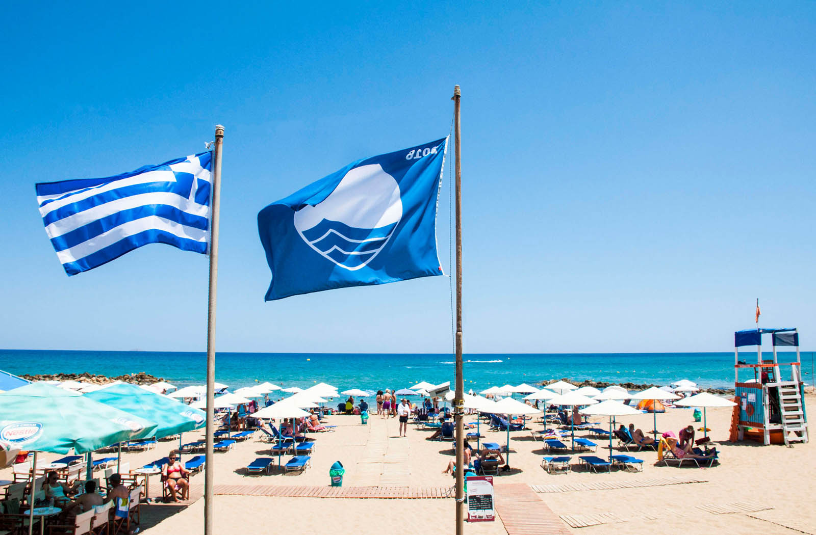 Γαλάζιες σημαίες 2018. 2η η Ελλάδα Παγκοσμίως