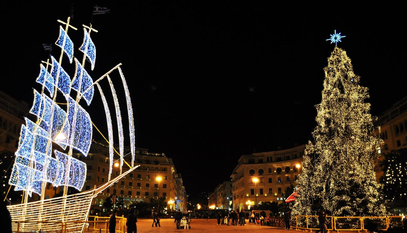 Θεσσαλονίκη σε γιορτινό κλίμα – Όλες οι Χριστουγεννιάτικες εκδηλώσεις